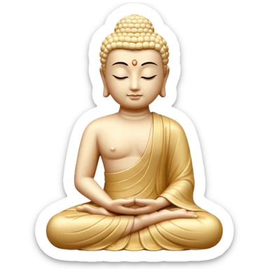 creamy Buddha sticker