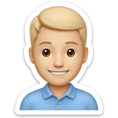 Make me a preppy emoji sticker