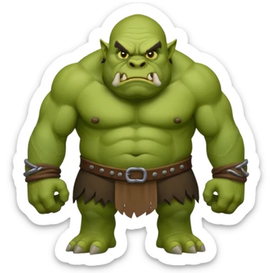 ogre  sticker