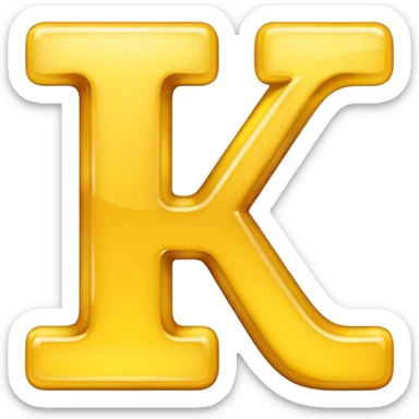 an emoji of letter f sticker