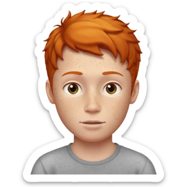 Ginger boy sticker