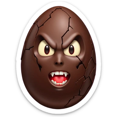 vampire easter egg sticker