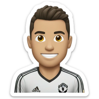 Cristiano Ronaldo Manchester United sticker