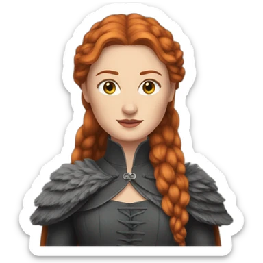 hot sansa sticker