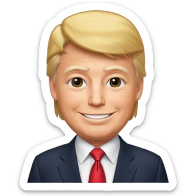 Donald Trump president sticker