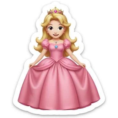 Princess peach sticker