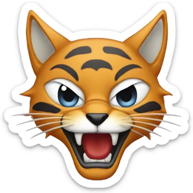 hellcat logo  sticker