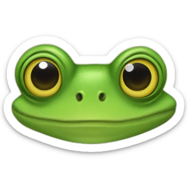 Pipa pipa frog sticker