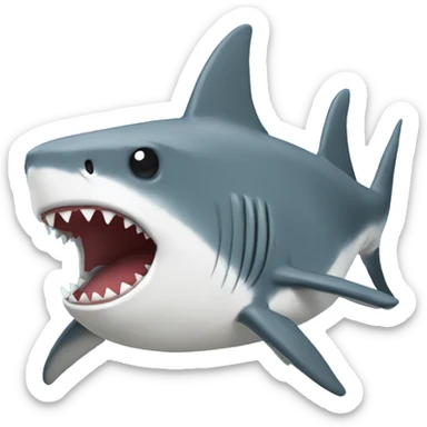 waterpolo shark sticker