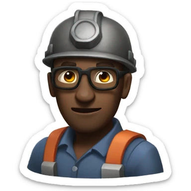 Engineer from Team fortress 2 sticker