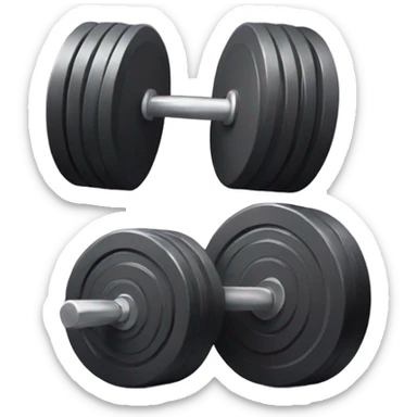 gym weights  sticker