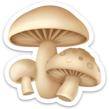 mushrooms sticker