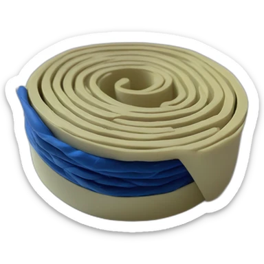 Plasticine 35mm film coil sticker