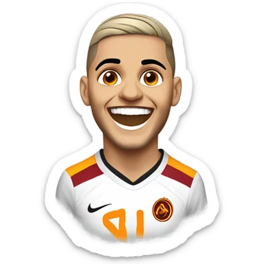 Mauro Icardi Galatasaray ear celebration sticker