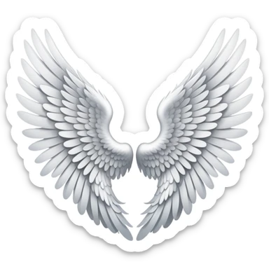 Angel wings emoji sticker
