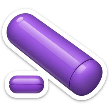 Pill purple sticker