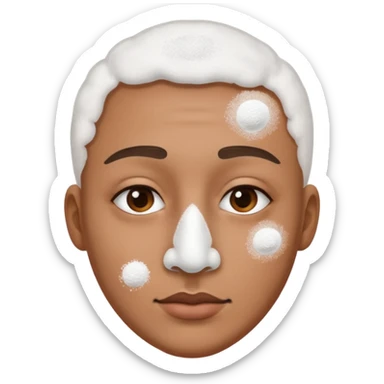 Cocaine nose sticker