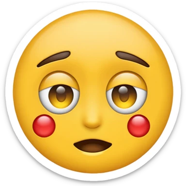 emoji with x's on eyes  sticker