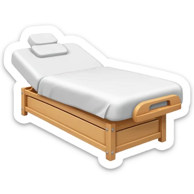 massage bed sticker
