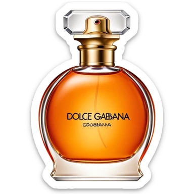 Dolce and gabbana orange perfume sticker