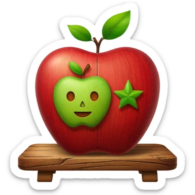 cozy home placed on a Texas-shaped base, apple emoji style, no text sticker