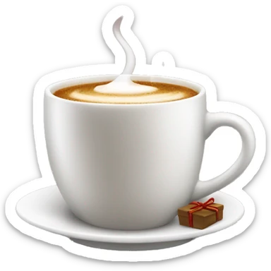 Christmas hot drinks sticker