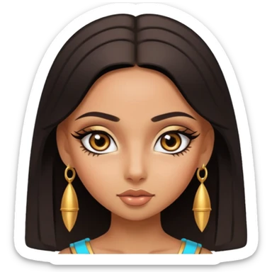 egypt culture, girly bratz baddie, beautiful eyes, eyeliner sticker