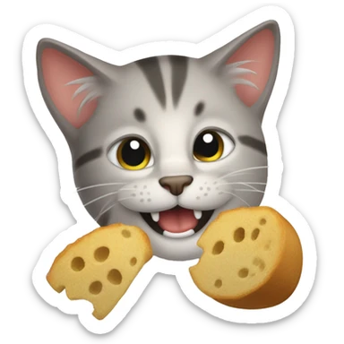 GATO RIENDO A CARCAJADAS  sticker