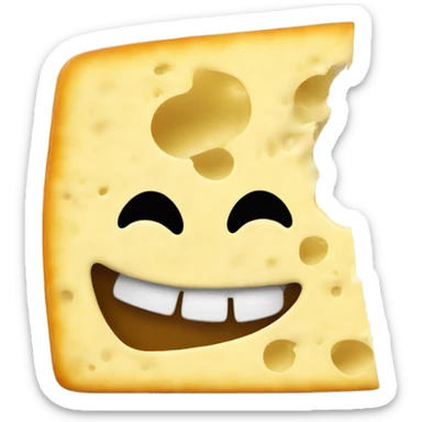 Freaky cheese sticker