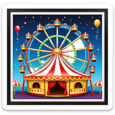 carnival sticker
