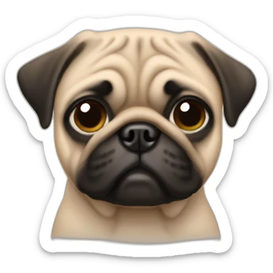pug memoji sticker