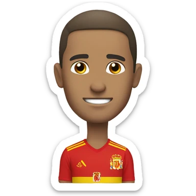 Spain get football European champions toay sticker