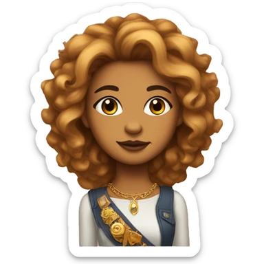 Transform the zodiac sign LEO into a girl with lion themes in makeup accessories or hair  sticker