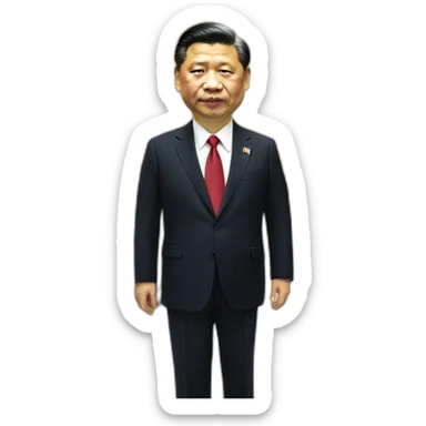 President Xi on the Golden States Bridge sticker