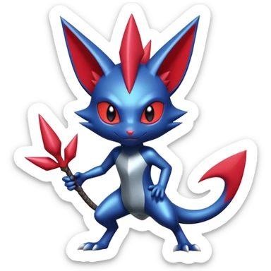 Shiny Exotic Bisharp-Sneasel-Weavile-Scizor-Hybrid-Creature sticker