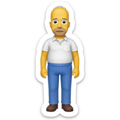 Homer simpson  sticker