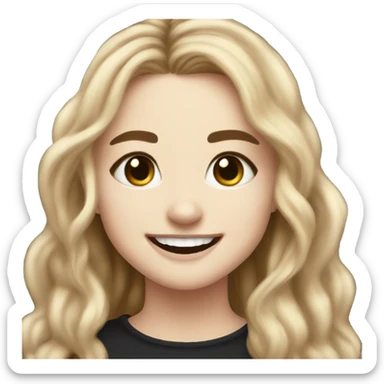 sabrina carpenter smiling sticker