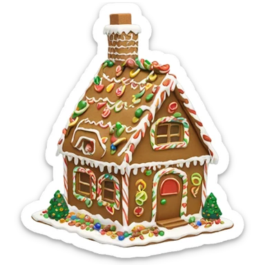 Ginger Bread house ￼ sticker