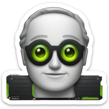 nvidia graphic card  sticker