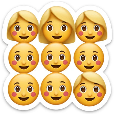 Bana serçe parmağı kapalı ve baş barmagıds kapalı kuş bakışı bir emoji yap sticker