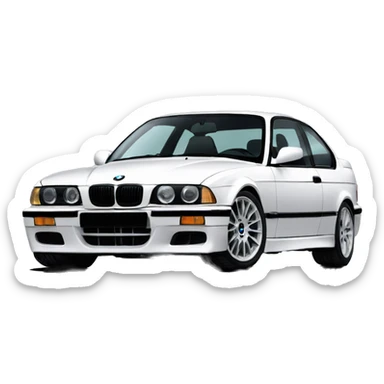 BMW e36 sticker