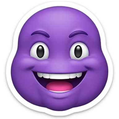 Grimace McDonald’s  sticker