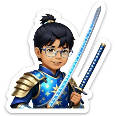 Celestial Samurai sticker