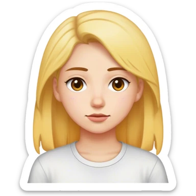 Girl wearing shirt that says lesbian written out sticker