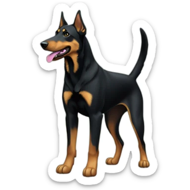 beauceron full body sticker
