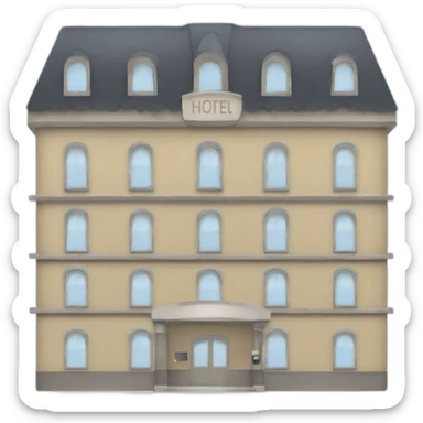 hotel sticker