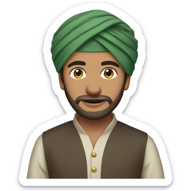 Pakistani man  sticker