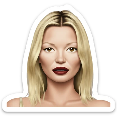 Kate moss sticker
