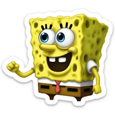 spongebob sticker