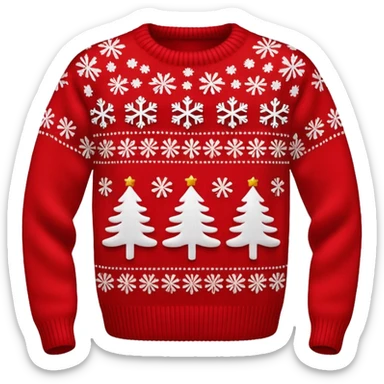 christmas sweater sticker